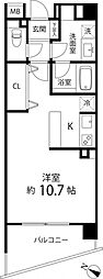グレイスコート志村三丁目 ワンルームの間取図画像