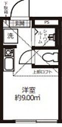 STUDIOAPARTMENT東池袋 ワンルームの間取図画像