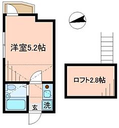 シャンテ立石駅前 ワンルームの間取図画像