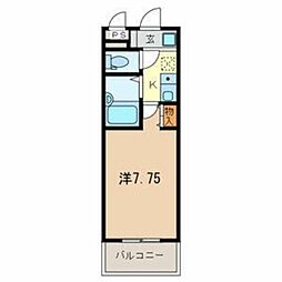 間取図画像 1K