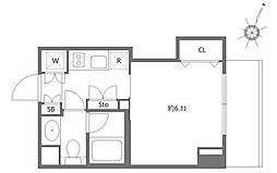 MG目黒駅前 1Kの間取図画像