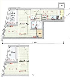 ビバリーホームズ上石神井 1Kの間取図画像