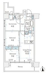間取図画像 2SLDK