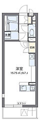 ミランダヴィーブル4 ワンルームの間取図画像