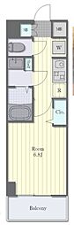 グランカーサ行徳 1Kの間取図画像