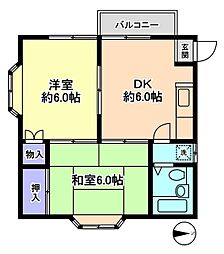 間取図画像 2DK