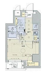 BELLGRADE ＯＭ 2階1Kの間取り