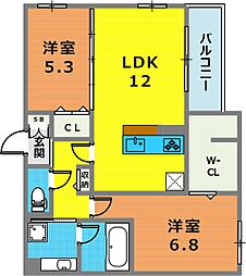 ラポール岡本 3階