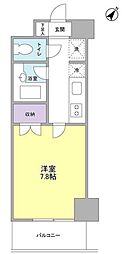 サンフラワー6 1Kの間取図画像