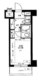 ライオンズマンション蒲田第3 ワンルームの間取図画像