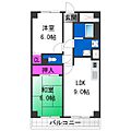 ヴィラシャトー6階7.7万円