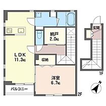 チェーリオ八雲 00201 ｜ 東京都練馬区小竹町１丁目20-17（賃貸アパート1LDK・2階・50.26㎡） その2