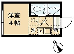 GrandBox大泉学園 ワンルームの間取図画像