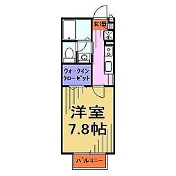 間取図画像 1K