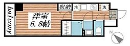 レーヴ横浜保土ヶ谷フェルクルール 1Kの間取図画像