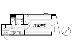 ブロッサムコート文京 1Kの間取図画像