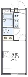 レオパレスゆりのき 1階1Kの間取り
