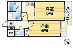 ファゼンダ78 2Kの間取図画像