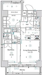 ARKMARK王子 1SLDKの間取図画像