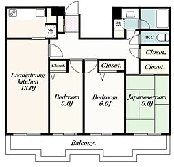 ファミリオン本厚木 2階/-
