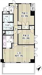 ラピュータ 2LDKの間取図画像