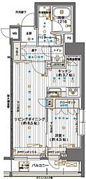 MAINSTAGE神田須田町 1LDKの間取図画像