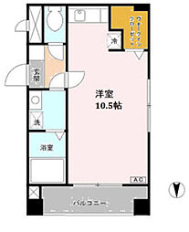 近鉄南大阪線 今川駅 徒歩2分の賃貸マンション 1階1Kの間取り