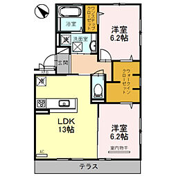 ヴェルデュール梅町B棟 1階