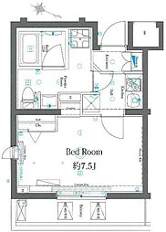 AZEST志村三丁目 1Kの間取図画像