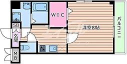 プロスペリタ野江 1Kの間取図画像