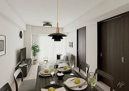 オープンレジデンシア北綾瀬 5階3LDKのリビング/ダイニング