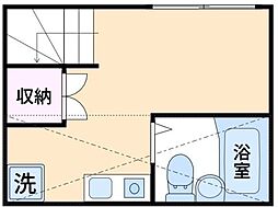 サークルハウス上井草 ワンルームの間取図画像