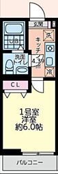 間取図画像 1K