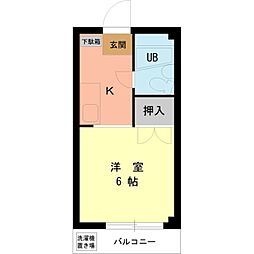 間取図画像 1K