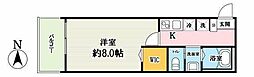 (仮称)キャメルみずほ台4 1Kの間取図画像