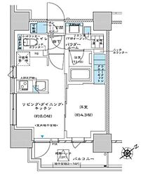 PREMIST板橋 1LDKの間取図画像
