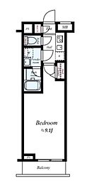 ロアール板橋桜川 1Kの間取図画像