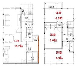 グランソフィア学園 2 3LDKの間取図画像