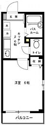 シャーマントSK 1Kの間取図画像