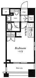 ウイステリア大森山王 ワンルームの間取図画像