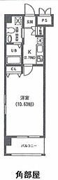 コモン西葛西 1Kの間取図画像