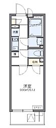 レオネクストルナ大宮 1Kの間取図画像