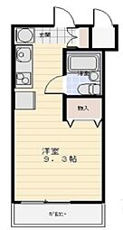 G-1BLDG.本中山 ワンルームの間取図画像