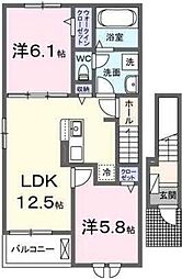 エレガンス田名B 2階/201