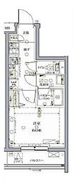 クレヴィスタ三軒茶屋 1Kの間取図画像