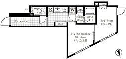 クレアティフ池袋本町 1LDKの間取図画像