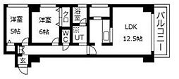 アーバンコート南烏山 2LDKの間取図画像