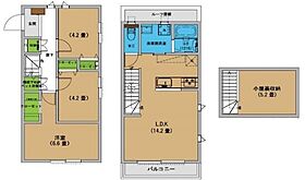 東京都練馬区大泉学園町３丁目（賃貸テラスハウス3LDK・2階・81.98㎡） その2