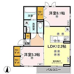 物件の間取り