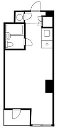 東新橋ビル ワンルームの間取図画像